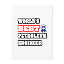 World's Best Petroleum Engineer Post Card