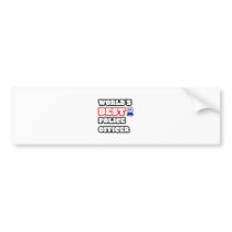 World's Best Police Officer Bumper Stickers