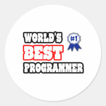 World's Best Programmer Sticker