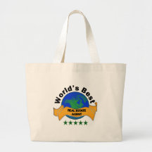 World's Best Real Estate Agent Canvas Bag