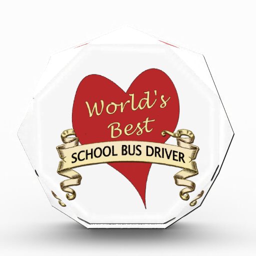World's Best School Bus Driver Award | Zazzle