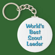 World's best Scout Leader merchandise keychains