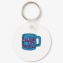 Worlds Best Secretary keychains by CelebrationZazzle Worlds Best Secretary keychains