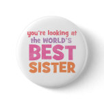 World's Best Sister buttons