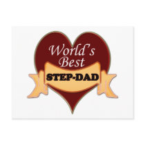 World's Best Step-Dad Postcards