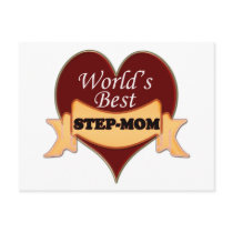 World's Best Stepmom Postcards