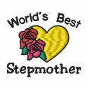 Worlds Best Stepmother Embroidered Shirt embroidered shirts by mothersdaytshirts Worlds Best Stepmother Embroidered Shirt embroidered shirts