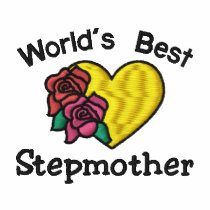 Worlds Best Stepmother Embroidered Shirt embroidered shirts