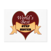 World's Best Stepsister Post Cards