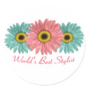 World's Best Stylist stickers by MishMoshTees World's Best Stylist stickers