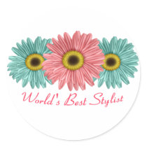 World's Best Stylist stickers