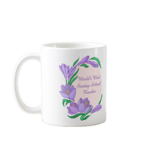 World's Best Sunday School Teacher Gifts mugs