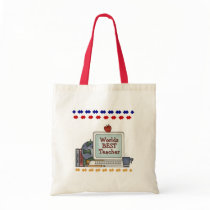 Worlds Best Teacher bags