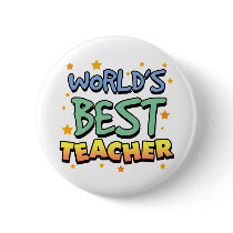 World's Best Teacher Button