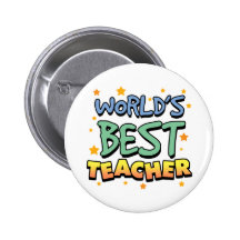 World's Best Teacher Button