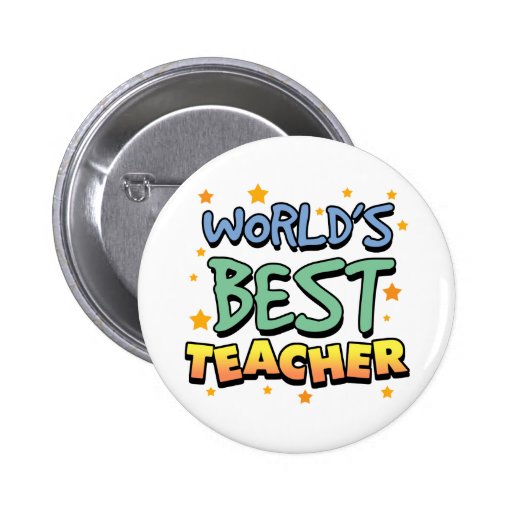 World's Best Teacher Button