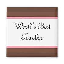 World's Best Teacher magnets