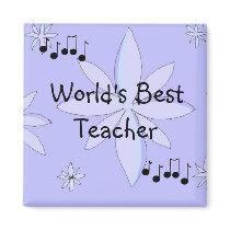 Worlds Best Teacher magnets by seashell2 Worlds Best Teacher magnets