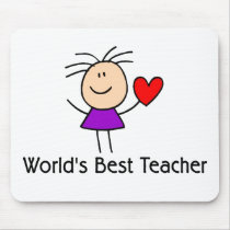 World's Best Teacher Mousepad
