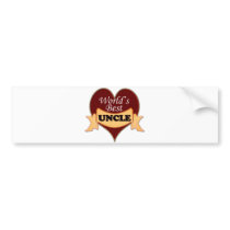 World's Best Uncle Bumper Stickers