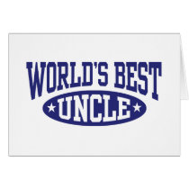 World's Best Uncle Greeting Cards