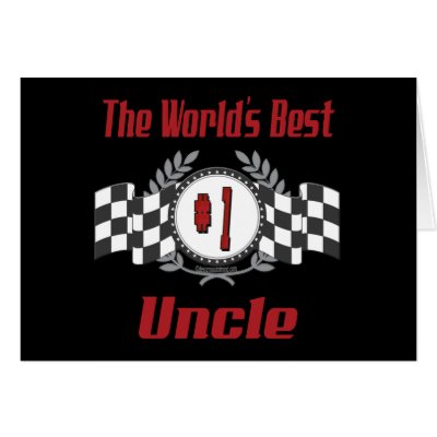 World's Best Uncle Card by DesignsOutOfMind