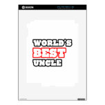 World's Best Uncle iPad 2 Decal