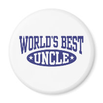 World's Best Uncle Refrigerator Magnet
