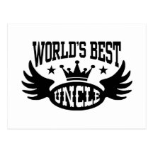World's Best Uncle Post Cards