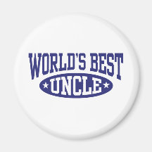 World's Best Uncle Refrigerator Magnet