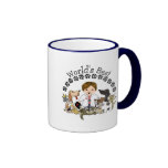 World's Best Veterinarian Mug- Male Brown Hair