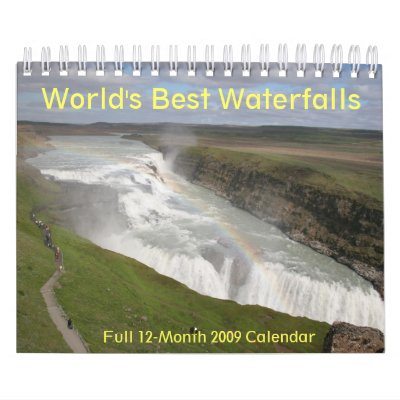 World's Best Waterfalls 2009 Calendar 7"x11" by storynature