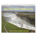 World's Best Waterfalls 2009 Calendar 7"x11" by storynature World's Best Waterfalls 2009 Calendar 7"x11"