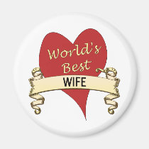 World's Best Wife magnets