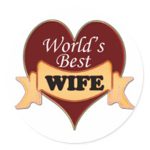 World's Best Wife Sticker