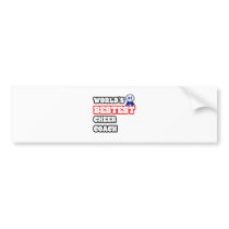 World's Bestest Cheer Coach Bumper Stickers