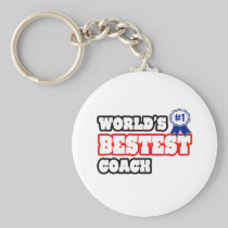 World's Bestest Coach Key Chains