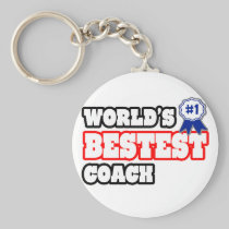 World's Bestest Coach Key Chain