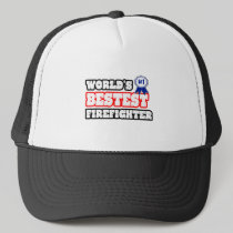 World's Bestest Firefighter Hats