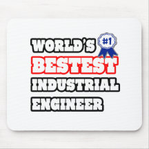 World's Bestest Industrial Engineer Mouse Pads