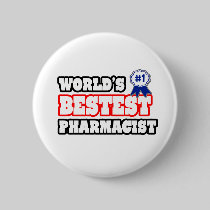 World's Bestest Pharmacist Buttons