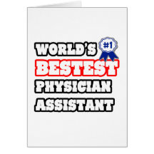 World's Bestest Physician Assistant Cards