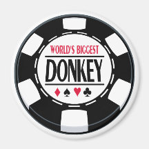 World's Biggest Donkey Fridge Magnets