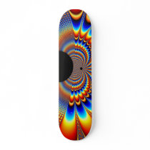 Worlds Collide - Fractal Skateboard Deck