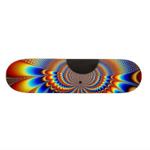 Worlds Collide - Fractal Skateboard Deck