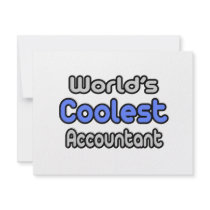 World's Coolest Accountant invitations