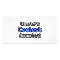 World's Coolest Accountant Customized Photo Card