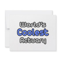 World's Coolest Actuary invitations