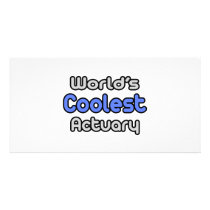 World's Coolest Actuary photo cards