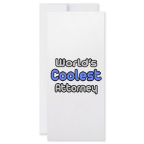 World's Coolest Attorney rack cards